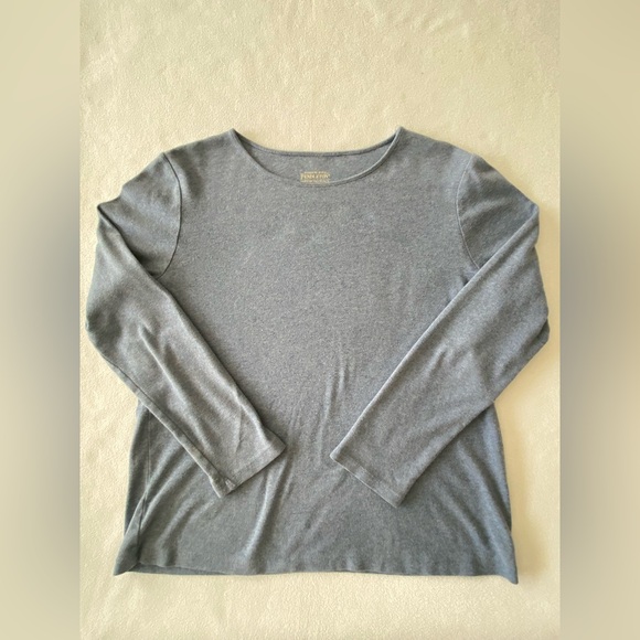 Pendleton Woolen Mills Top Women’s Medium Cotton Long Sleeve Round Neckline - Picture 5 of 9